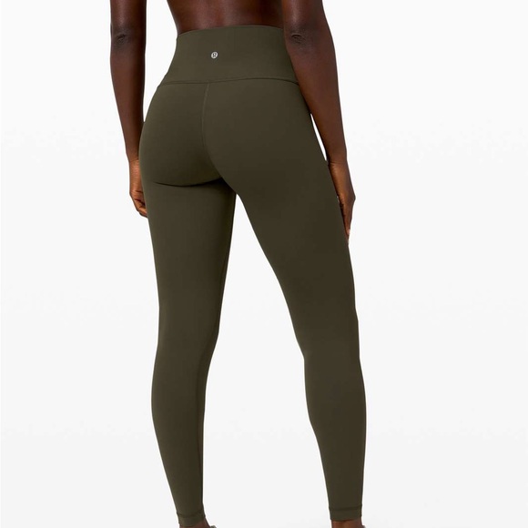 Wunder Under High-Rise Tight 28 inch Full-On Luxtreme Dark Olive - Picture 2 of 7